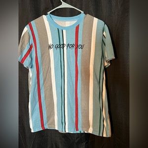 Brand:Rue21 Size:medium guys Color:light blue Conditon:worn